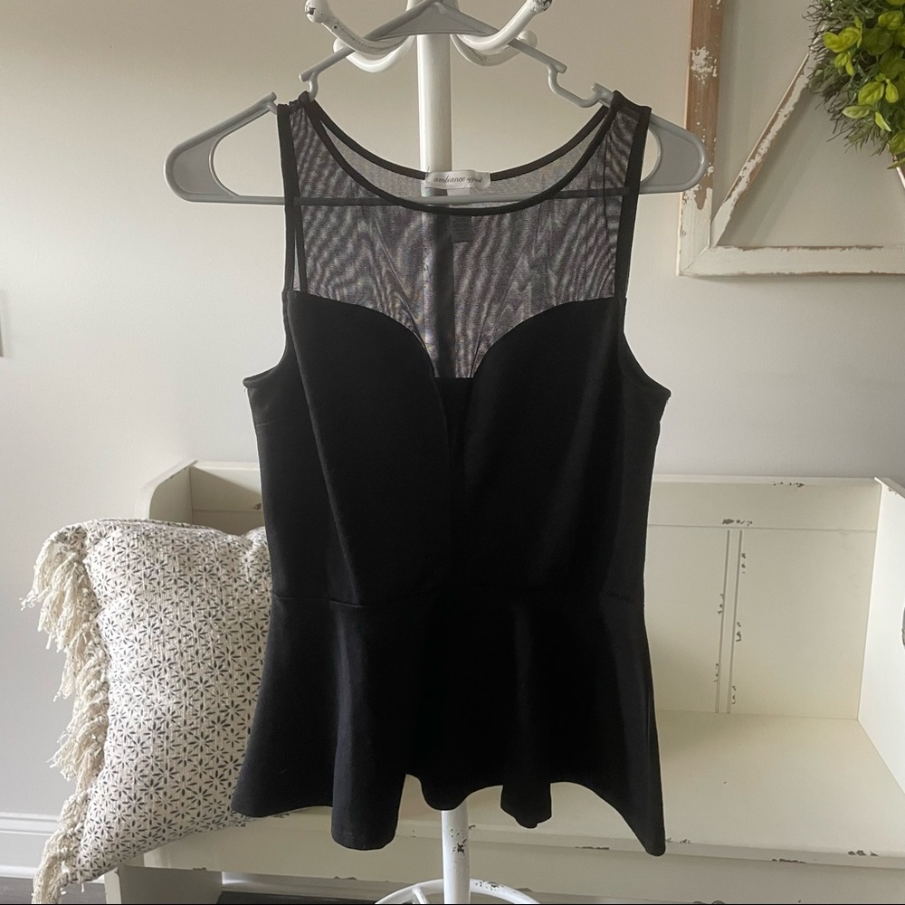 Dressy mesh top shirt